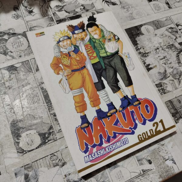 Naruto Gold - lombada desbotada - Vol.21 (Lote Festival de Avulsos #64)