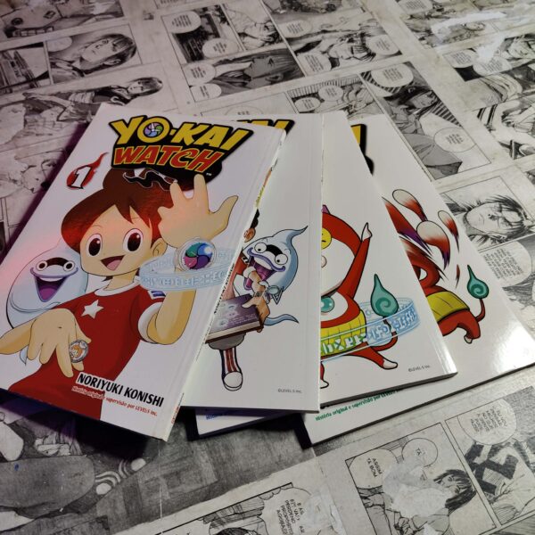 Yo Kai Watch - Vol.1 ao 4 (Lote #293)