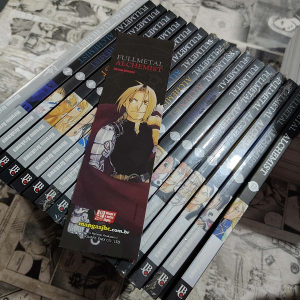 Fullmetal Alchemist - Vol.1 ao 17 c/sobrecapa pôster (Lote #295)