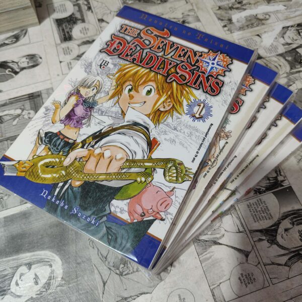 The Seven Deadly Sins - Vol.1 ao 5 (Lote #296)