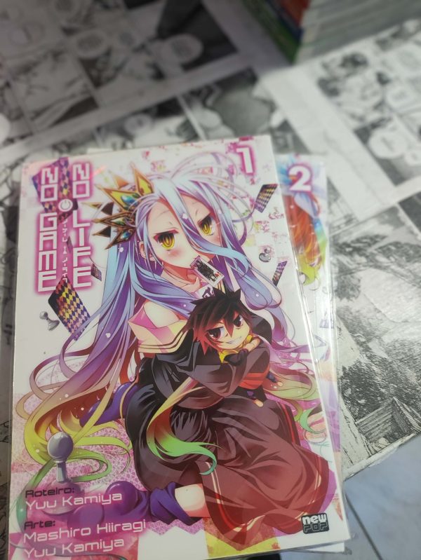 No Game No Life - mangá - Vol.1 e 2 (Lote #297)