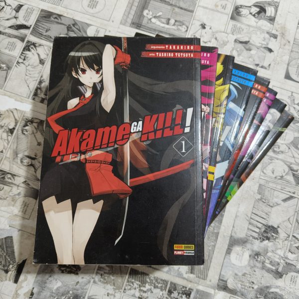 Akame ga Kill - Vol.1 ao 8 (Lote #296)
