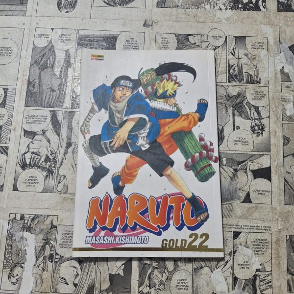 Naruto Gold - lombada desbotada - Vol.22 (Lote Festival de Avulsos #64)