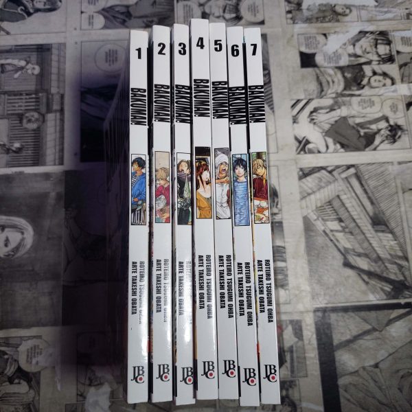 Bakuman - reimpressão - Vol.1 ao 7 (Lote #302)