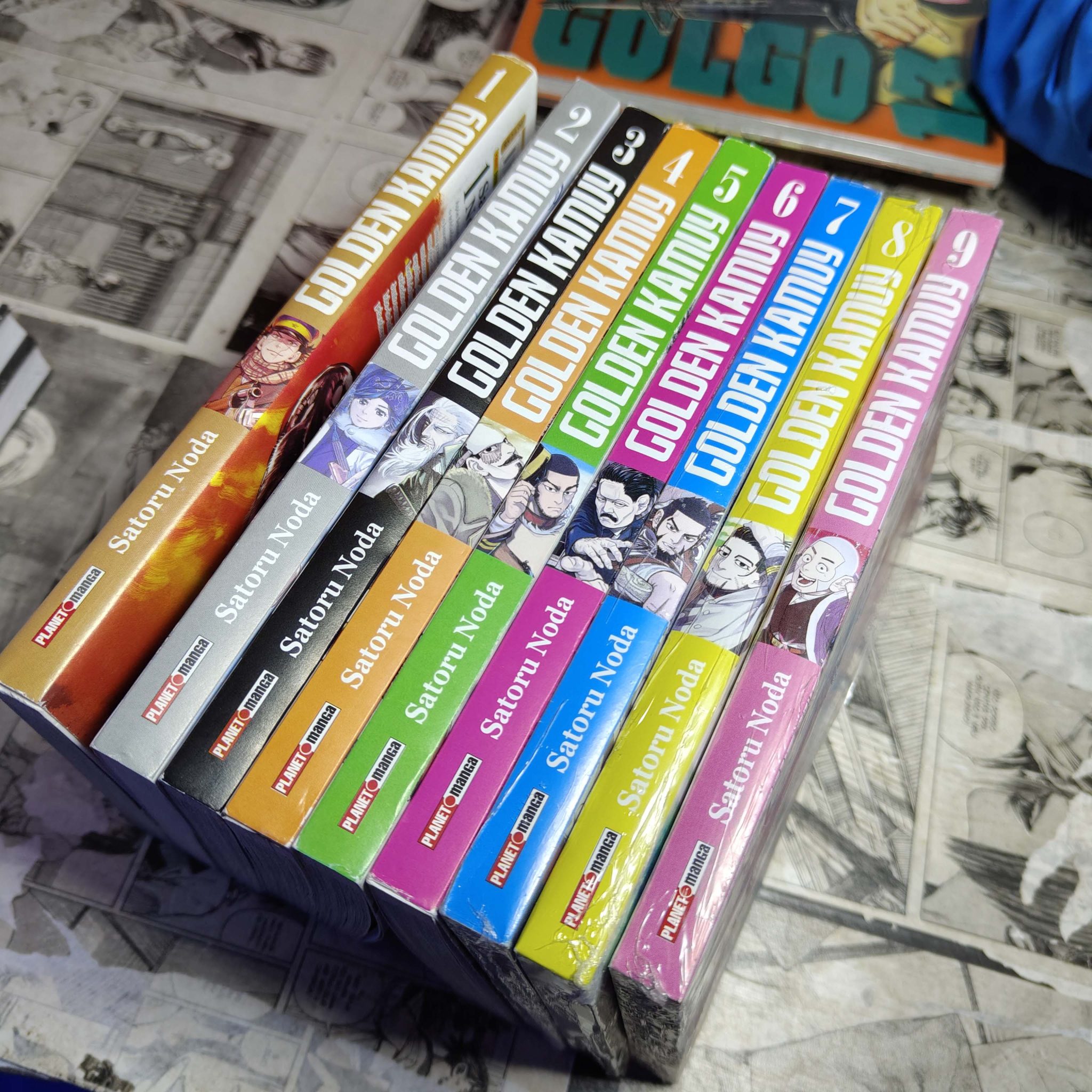 Golden Kamuy – Vol.1 ao 9 (Lote #300) – Capitão Onigiri