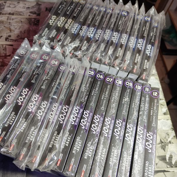 Jojos Bizarre Adventure - Partes 1, 2, 3 e 4 - Completos (Lote #300)