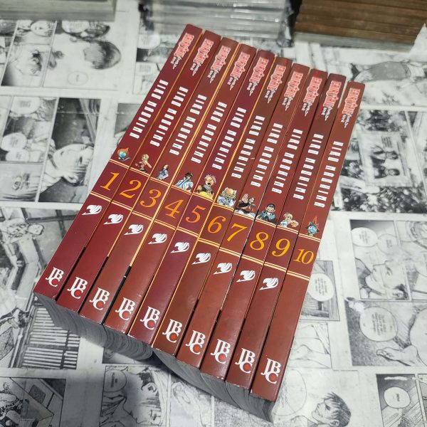 Fairy Tail - Vol.1 ao 10 (Lote #299)