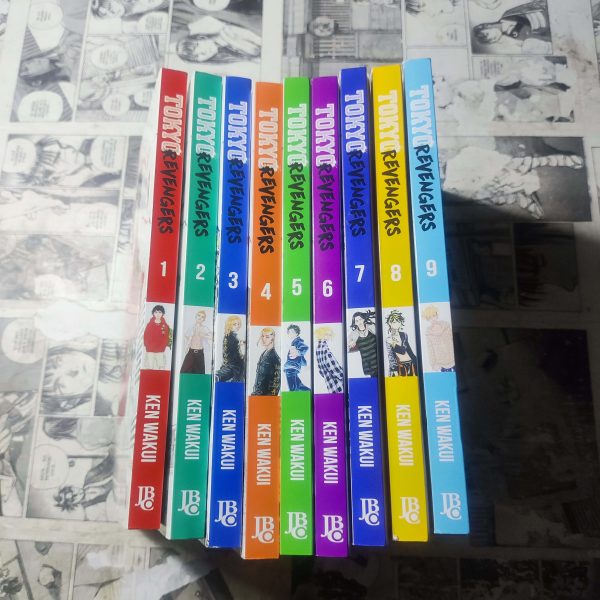 Tokyo Revengers - Vol.1 ao 9 (Lote #301)