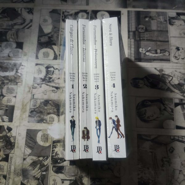 Série Doukyusei - Vol.1 ao 4 (Lote #301)