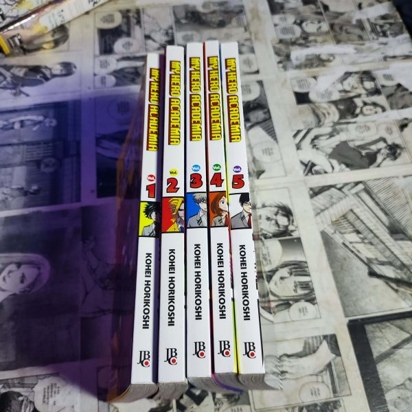 My Hero Academia - Vol.1 ao 5 (Lote #303)