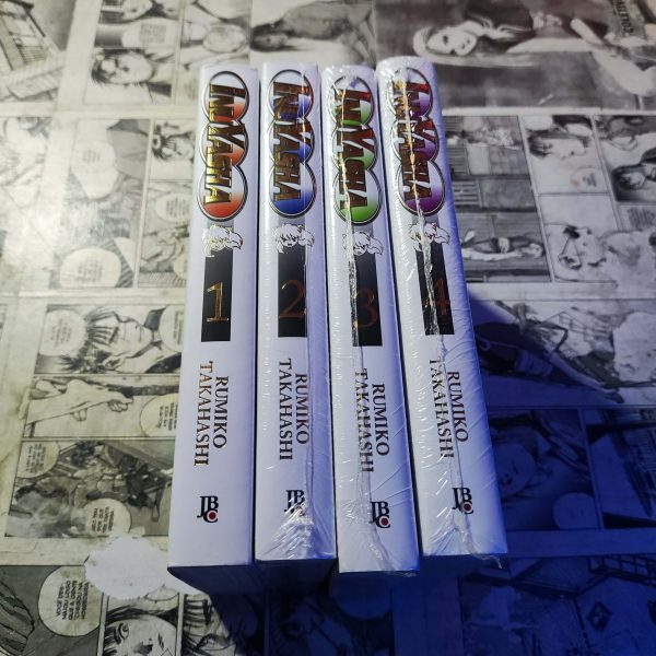 InuYasha Wideban - Vol.1 ao 4 (Lote #303)