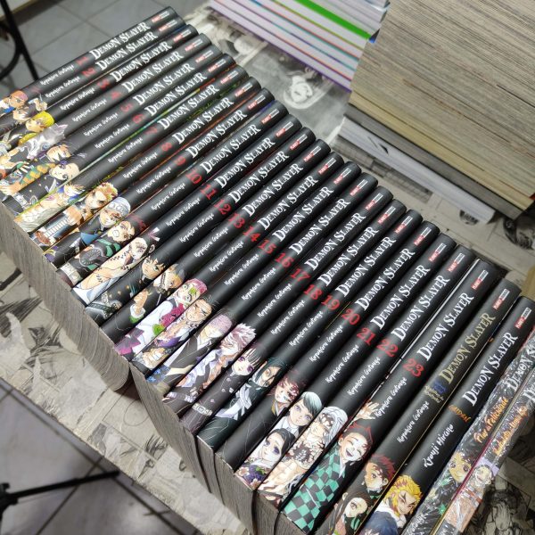 Demon Slayer - Completo + Databook Vol.1 + Gaiden + Borboleta de uma asa + Flor da Felicidade (Lote #307)