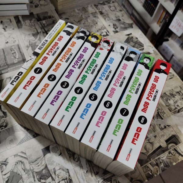 MOB Psycho 100 - 2 em 1 - Completo + spinof Reigen - c/brindes (Lote #309)
