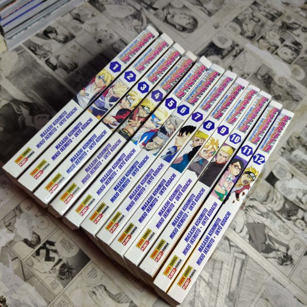 Boruto - Vol.1 ao 12 (Lote #310)