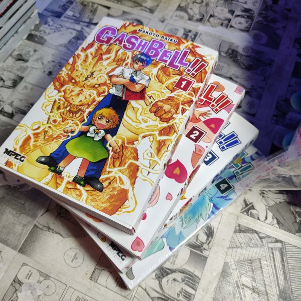 Gash Bell!! - Vol.1 ao 4 (Lote #310)