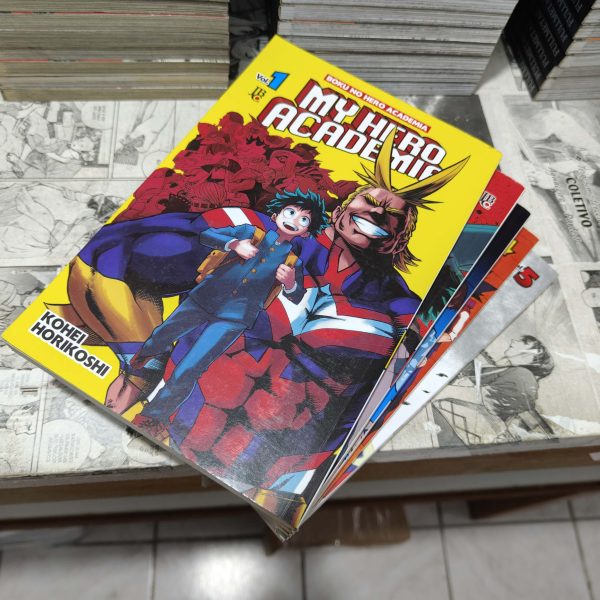 My Hero Academia - reimpressão - Vol.1 ao 5 (Lote #311)