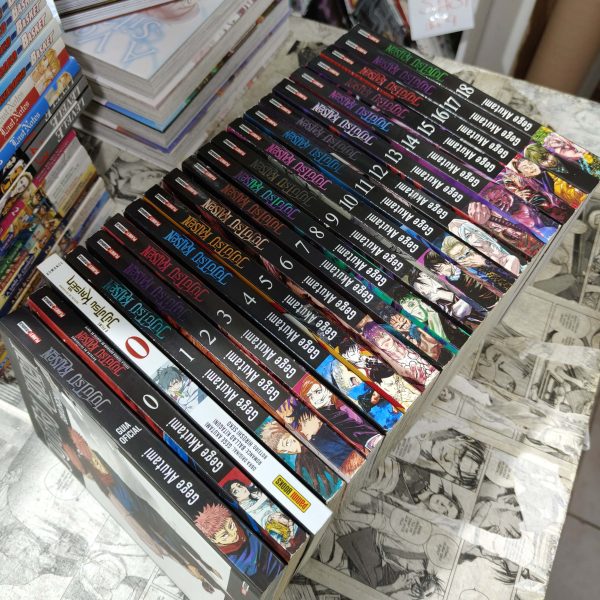 Jujutsu Kaisen - Vol.0 ao 18 + Guia Oficial + novel (Lote #312)