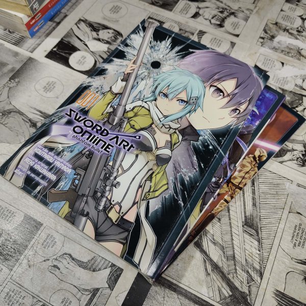 Sword Art Online - Phantom Bullet - Vol.1 ao 3 - c/marcador (Lote #312)