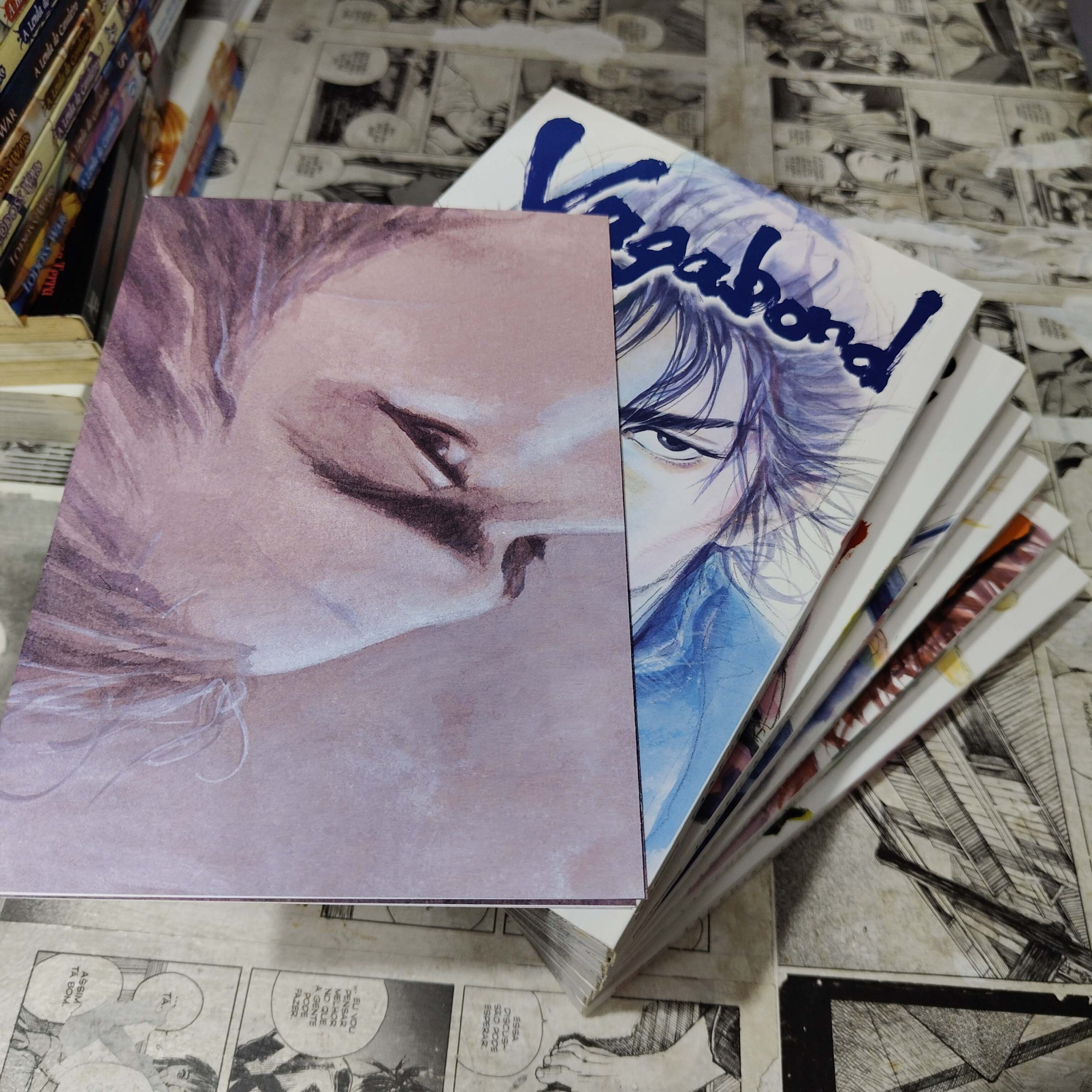 Vagabond - Vol.1 ao 6 - c/pôster (Lote #312)
