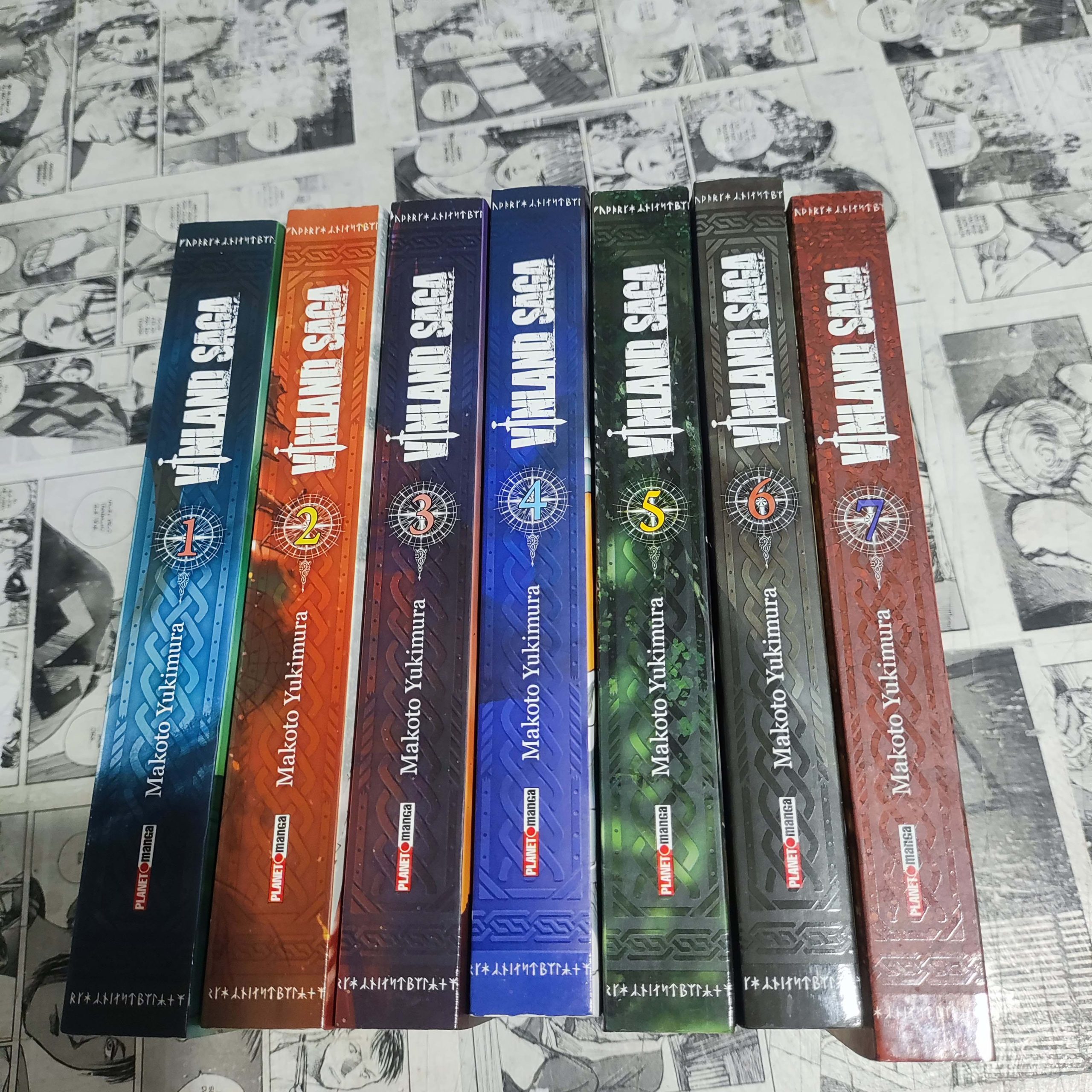 Vinland Saga Deluxe - Vol.1 ao 7 (Lote #313)