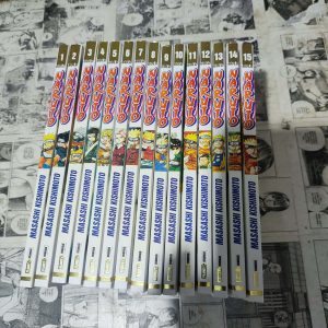 Naruto Gold – Vol.1 ao 15 (Lote #313)