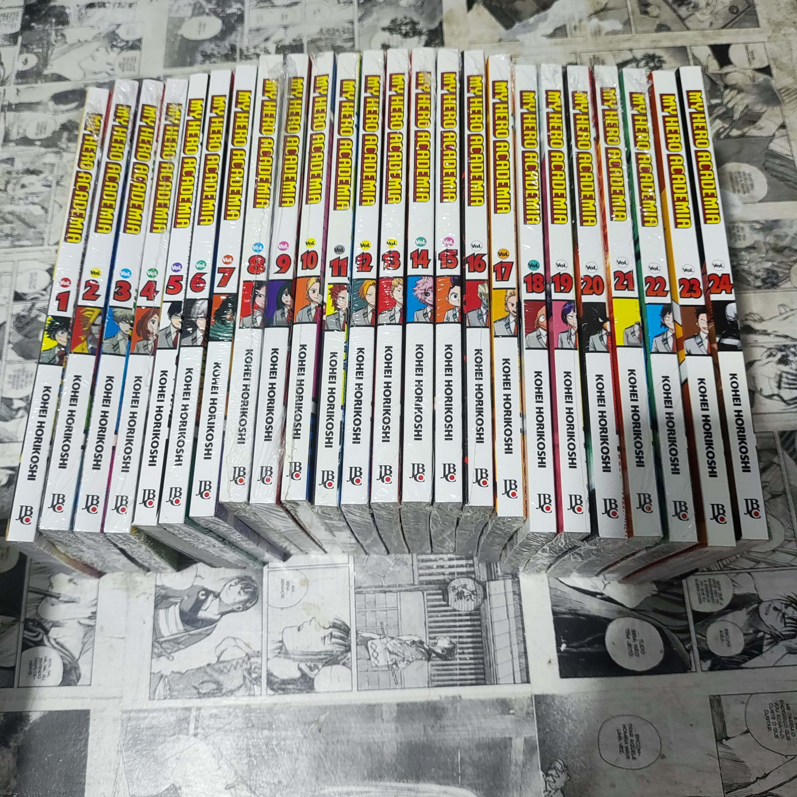My Hero Academia - Vol.1 ao 24 (Lote #313)