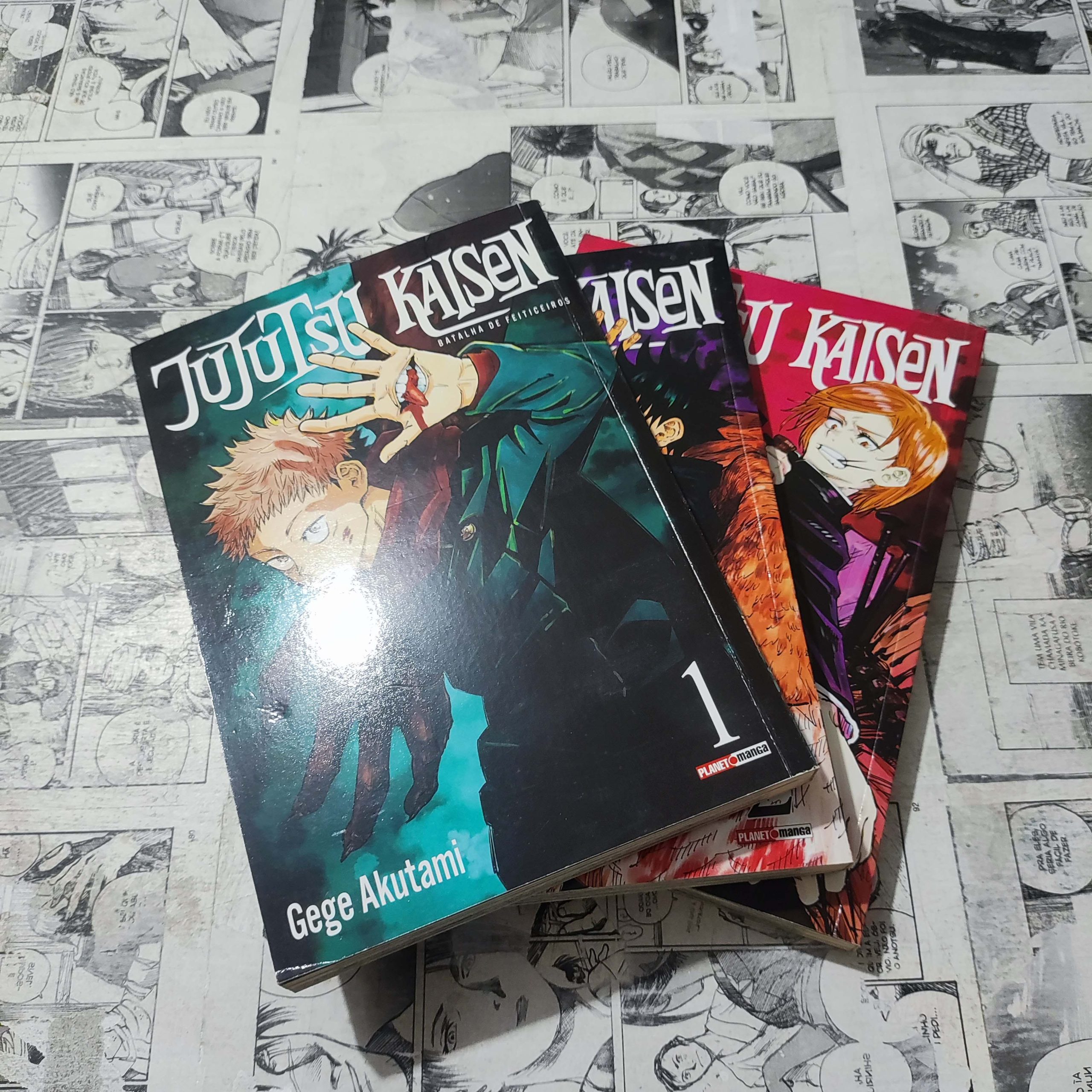 Jujutsu Kaisen - Vol.1 ao 3 (Lote #313)