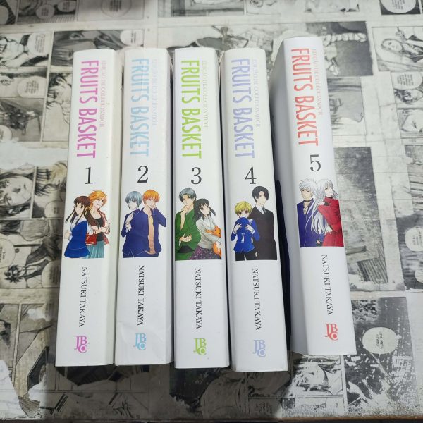 Fruits Basket - ed de colecionador - Vol.1 ao 5 (Lote #313)