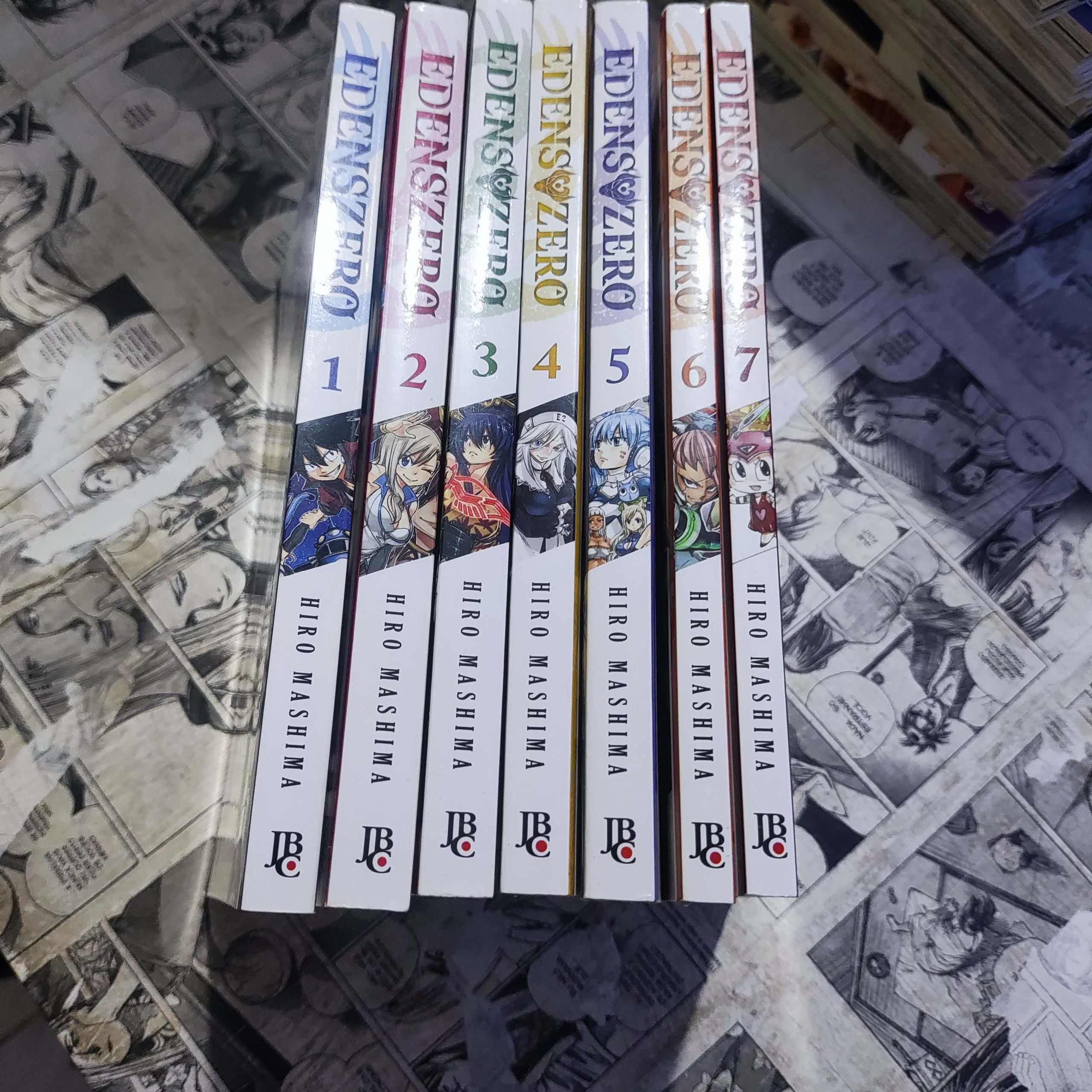 Eden Zero - Vol.1 ao 7 (Lote #313)