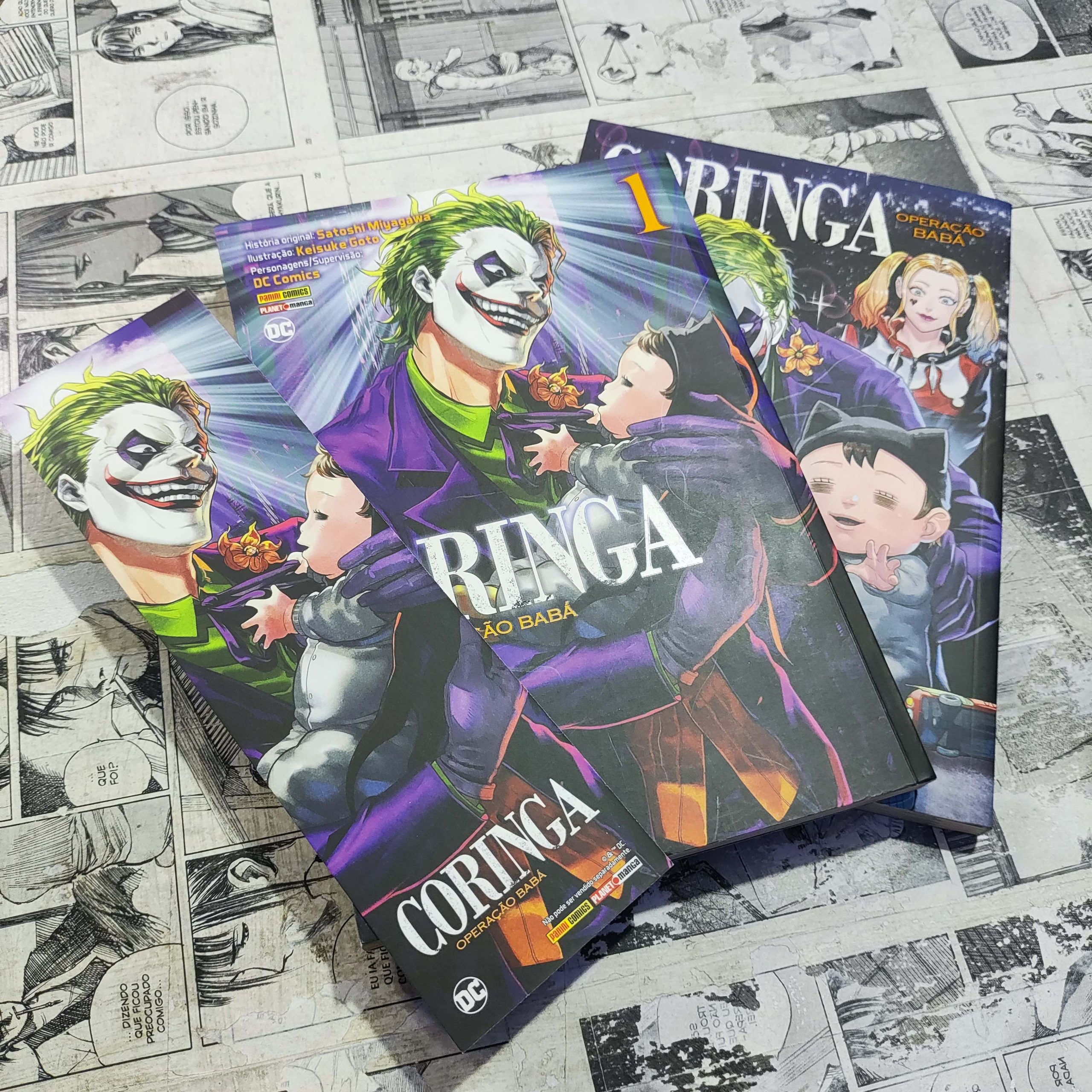 Coringa - Operação Babá - Vol.1 e 2 - c/marcador (Lote #314)