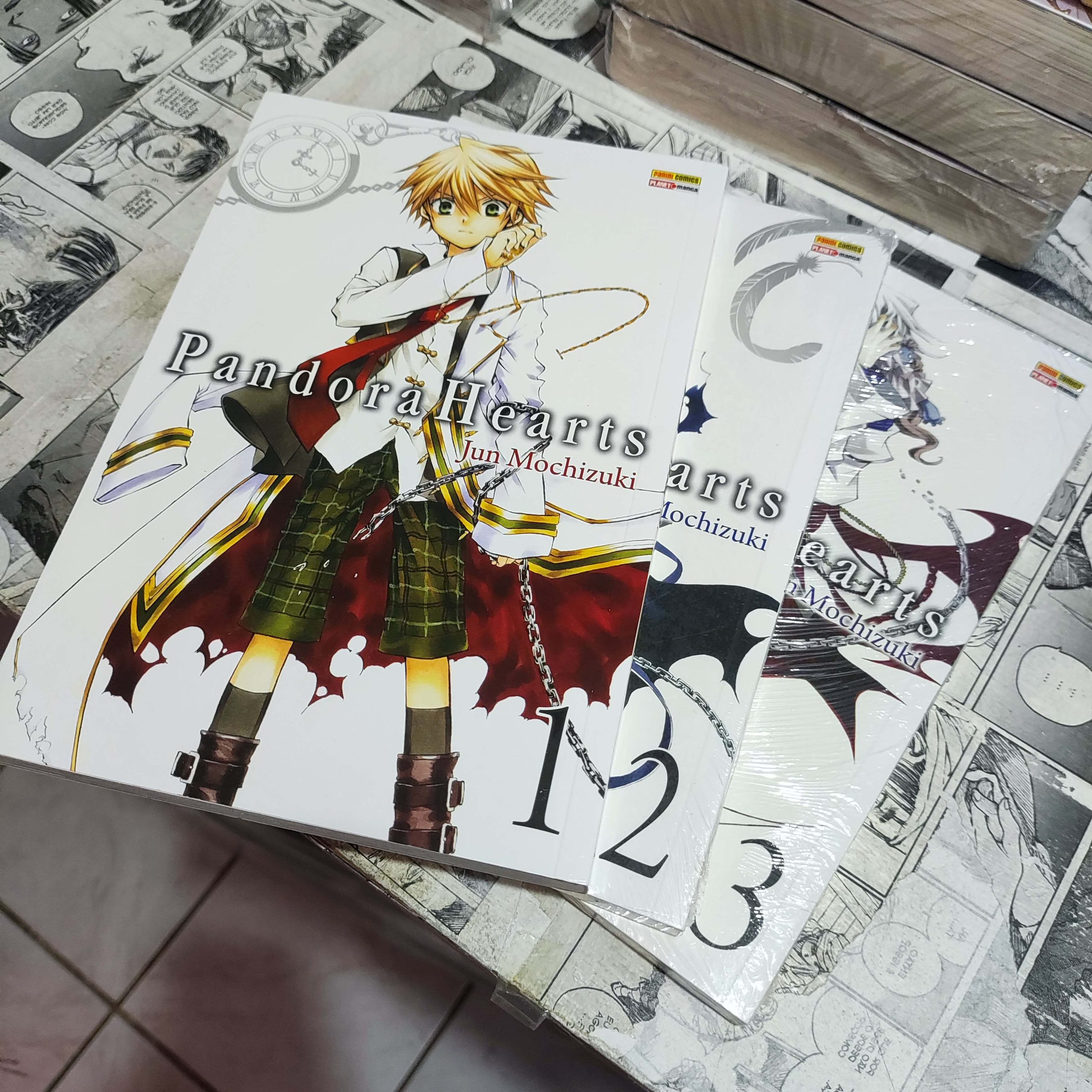 Pandora Hearts - Vol.1 ao 3 - reimpressão (Lote #314)