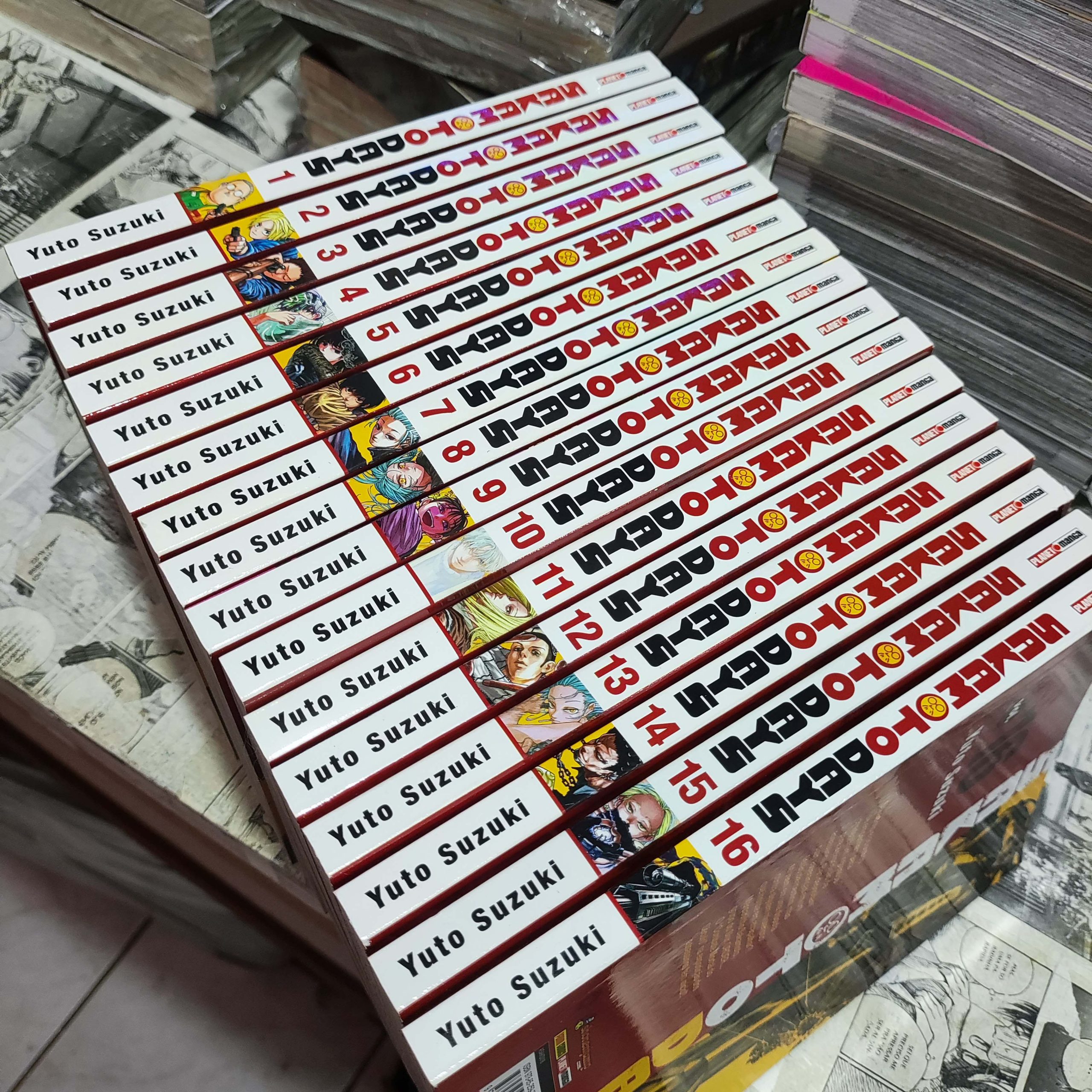 Sakamoto Days - Vol.1 ao 16 - c/marcador (Lote #314)