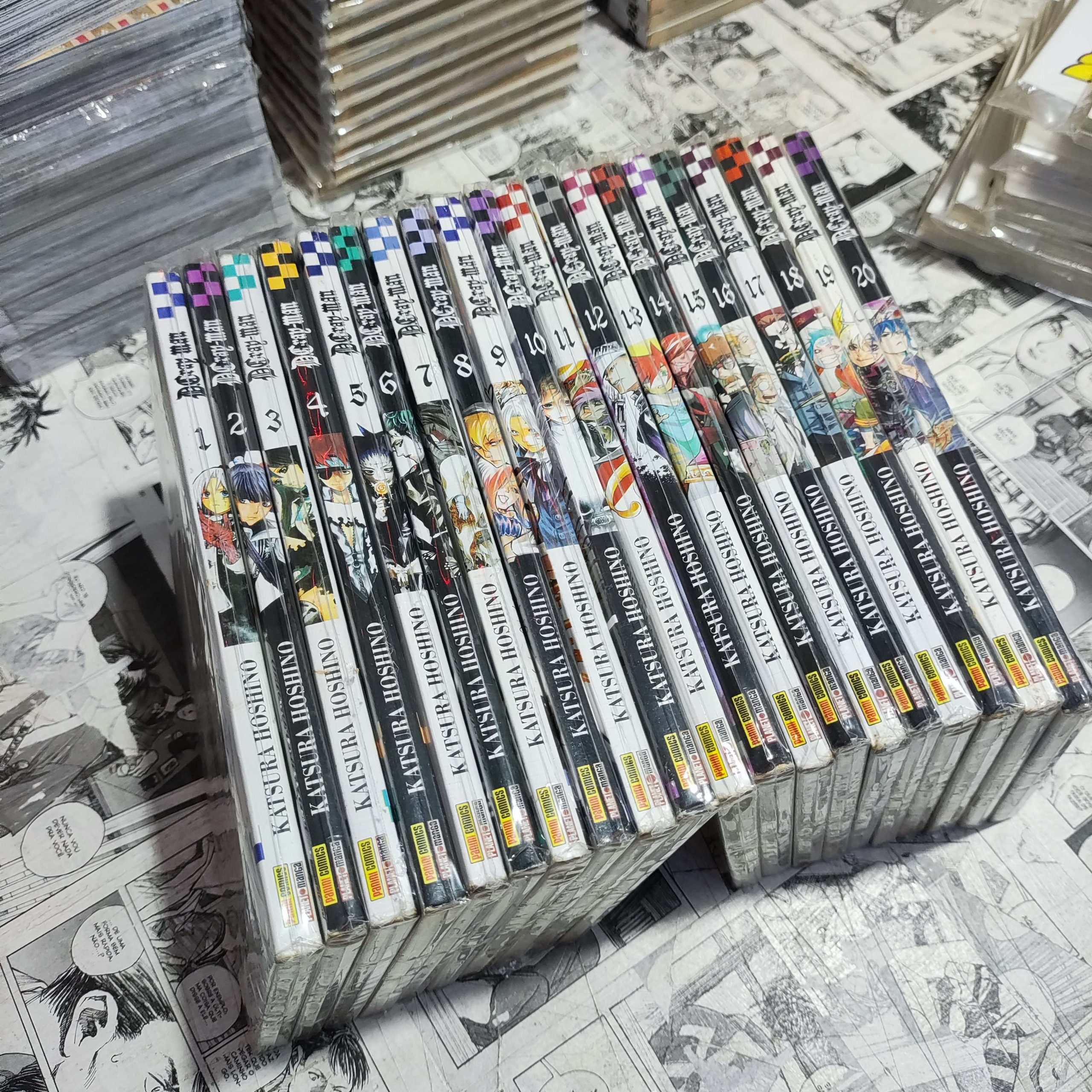 D. Gray Man - Vol.1 ao 20 (Lote #317)