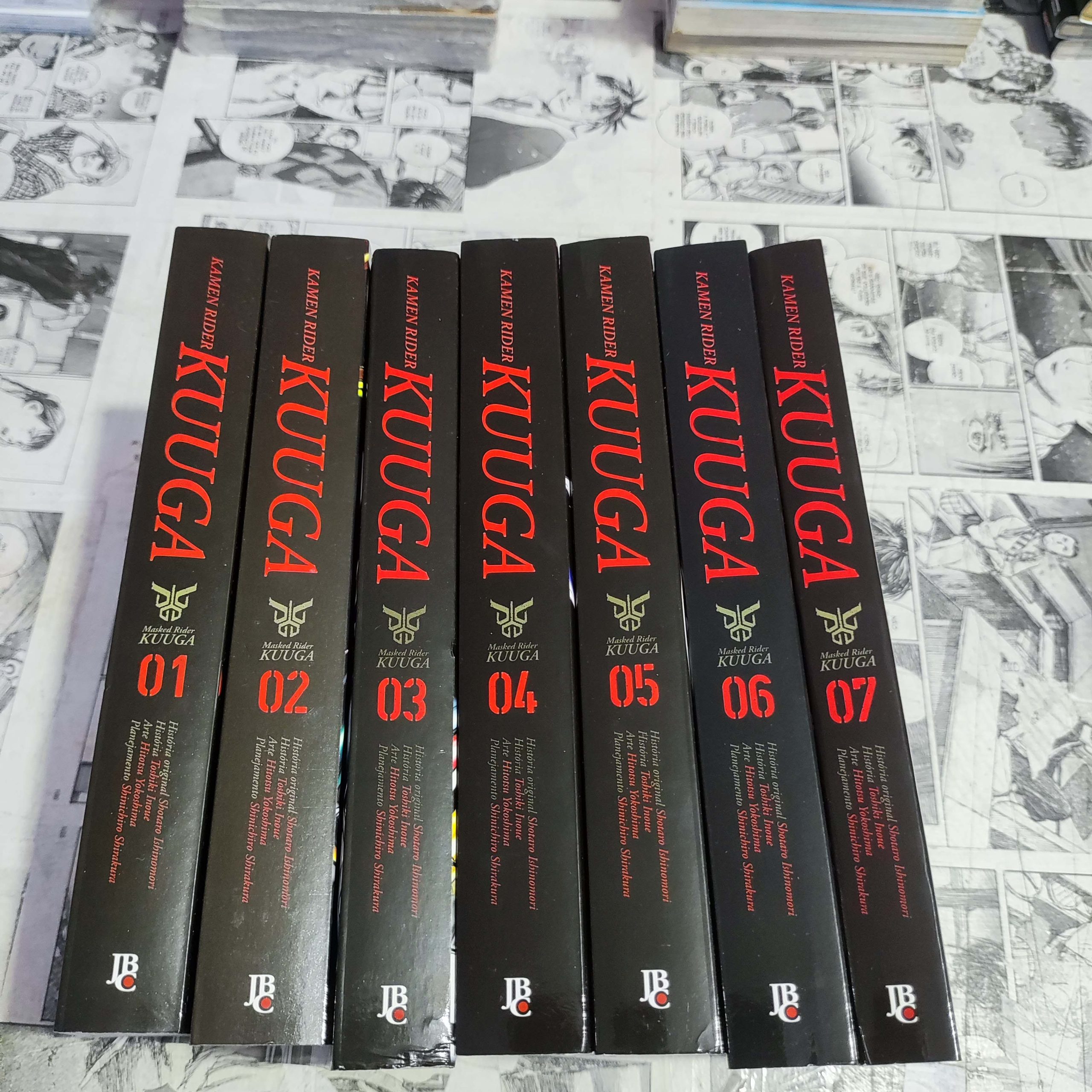 Kamen Rider Kuuga - Vol.1 ao 7 (Lote #318)