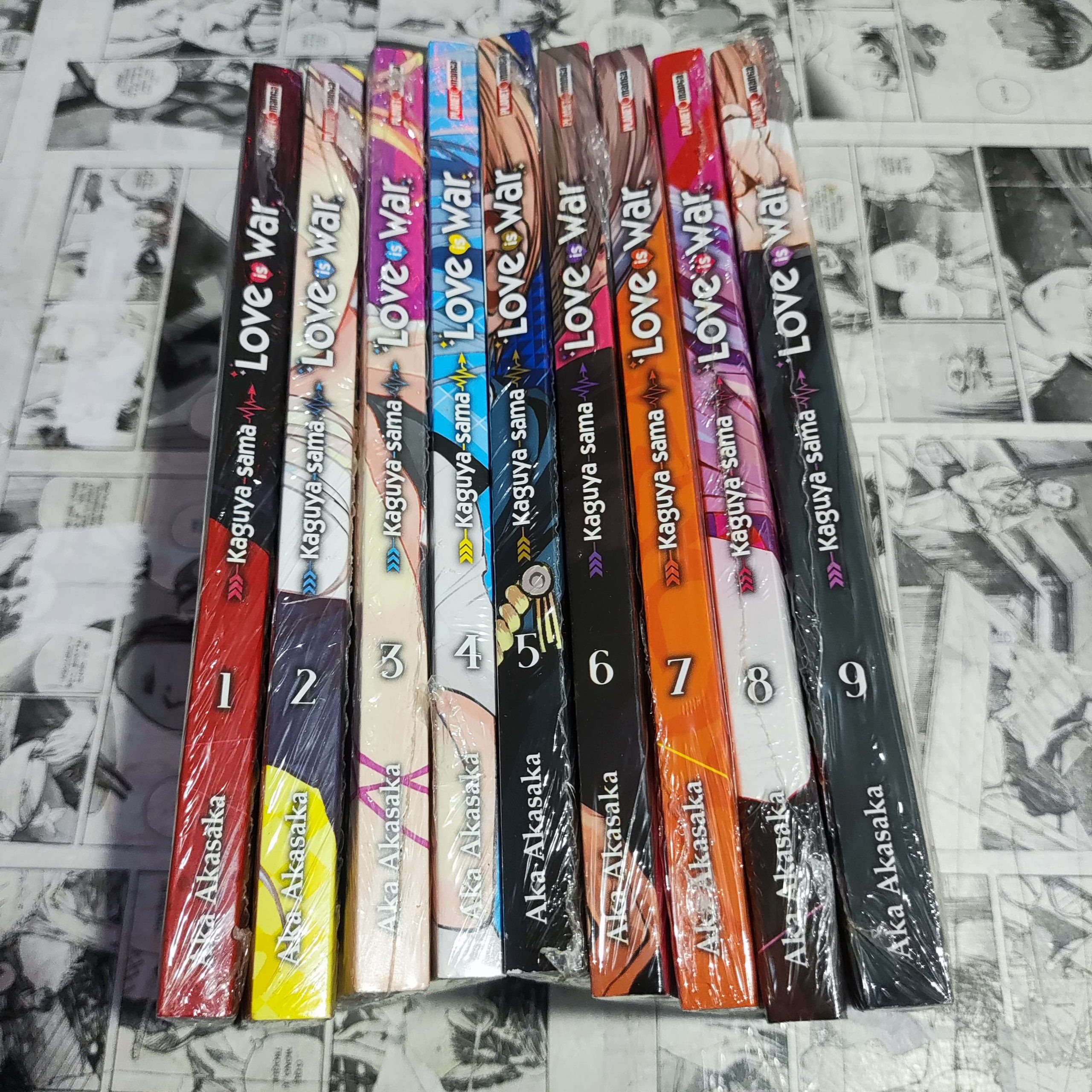 Kaguya-Sama Love is War - Vol.1 ao 9 (Lote #318)