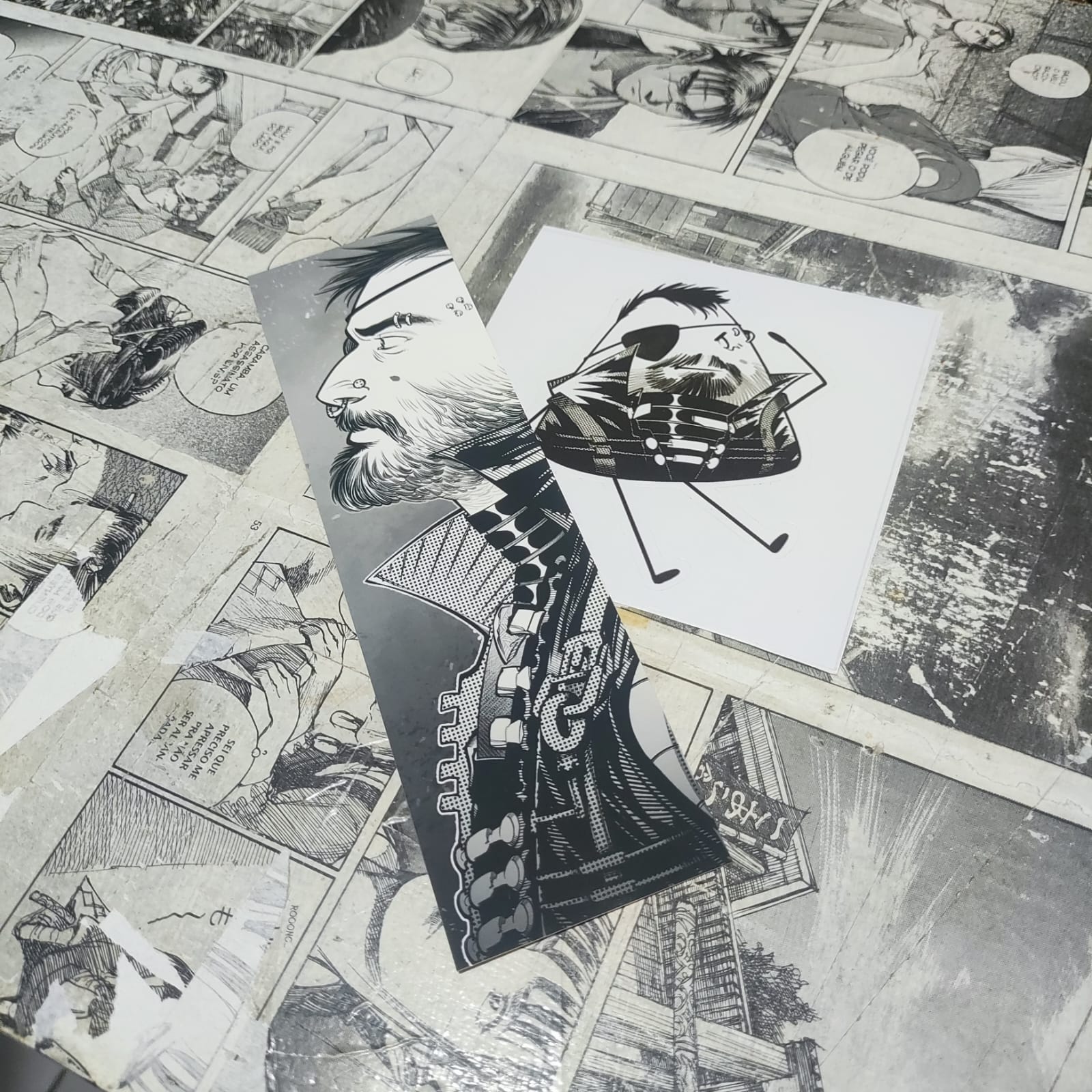 Marcador + adesivo - Donate Rebrand Capitão Onigiri