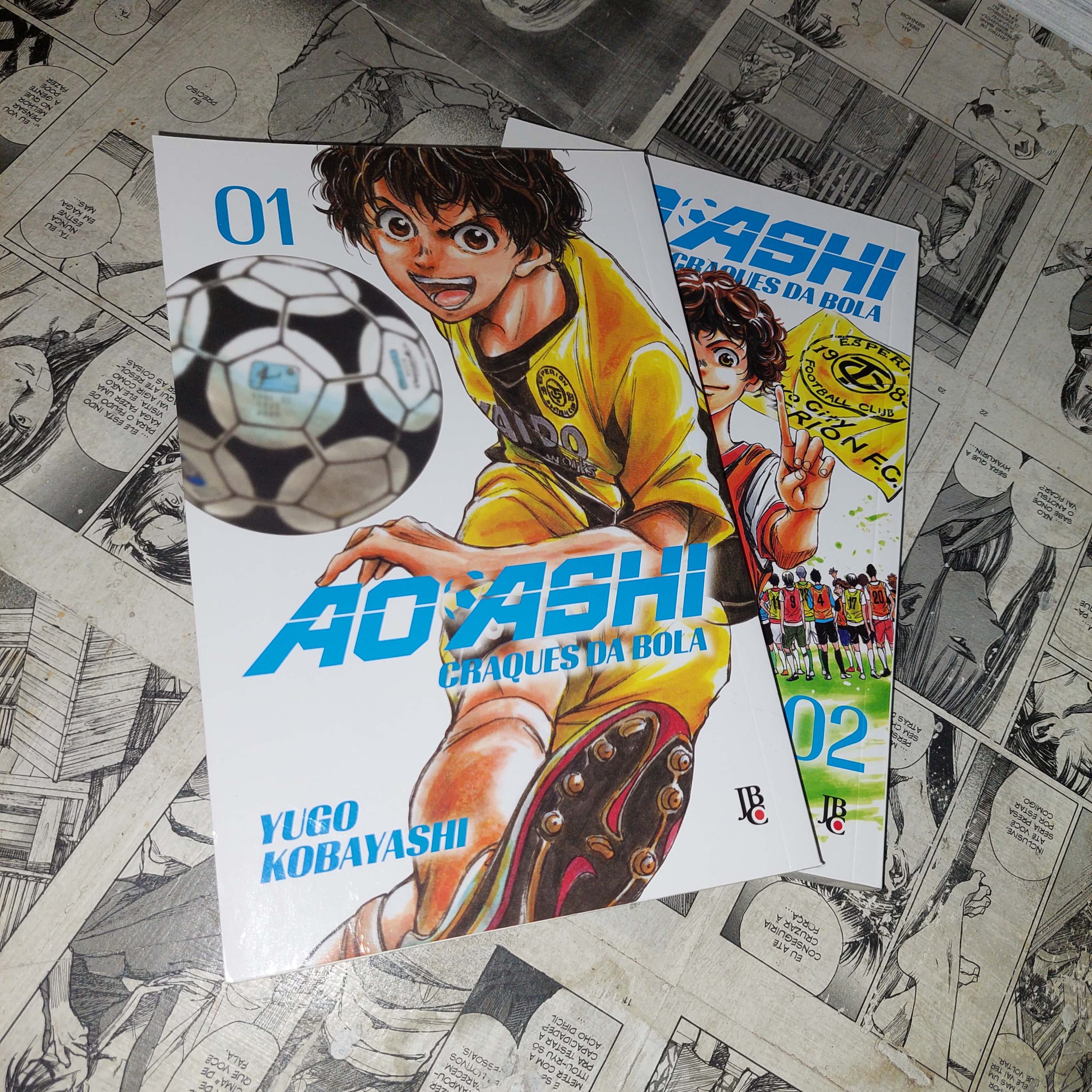 Ao Ashi Craques da Bola - Vol.1 e 2 (Lote #323)
