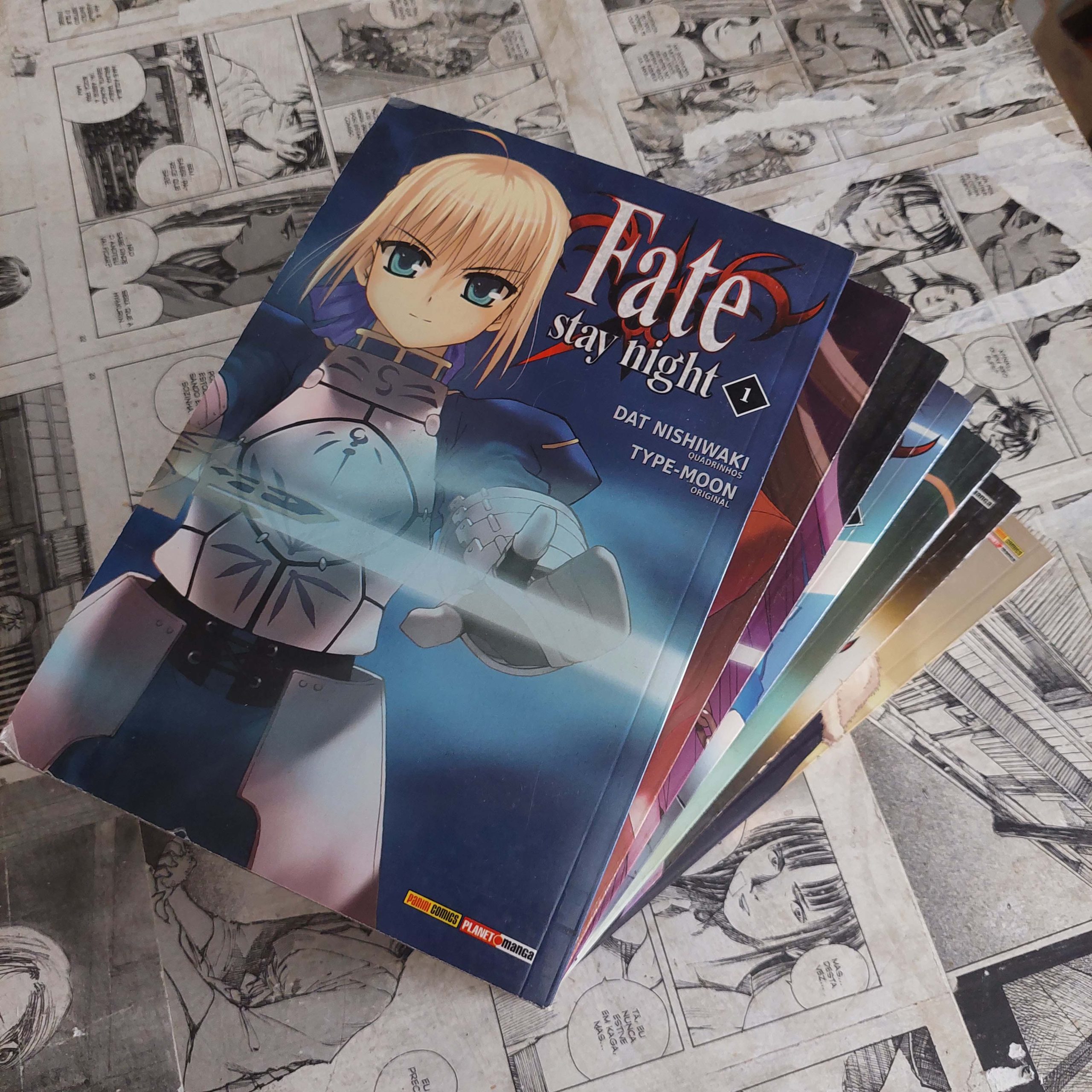 Fate Stay Night - Vol.1 ao 7 (Lote #323)