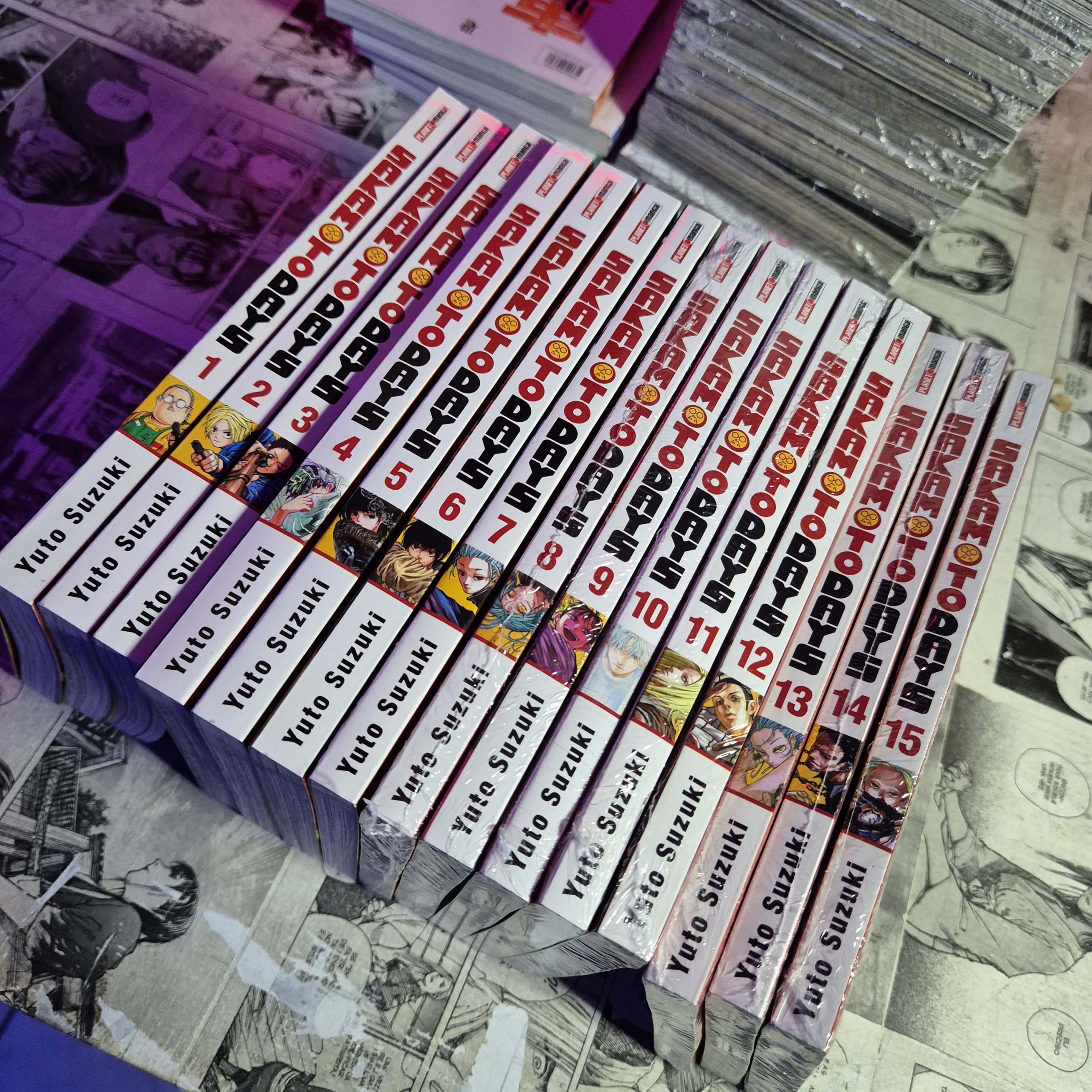 Sakamoto Days - Vol.1 ao 15 (Lote #325)