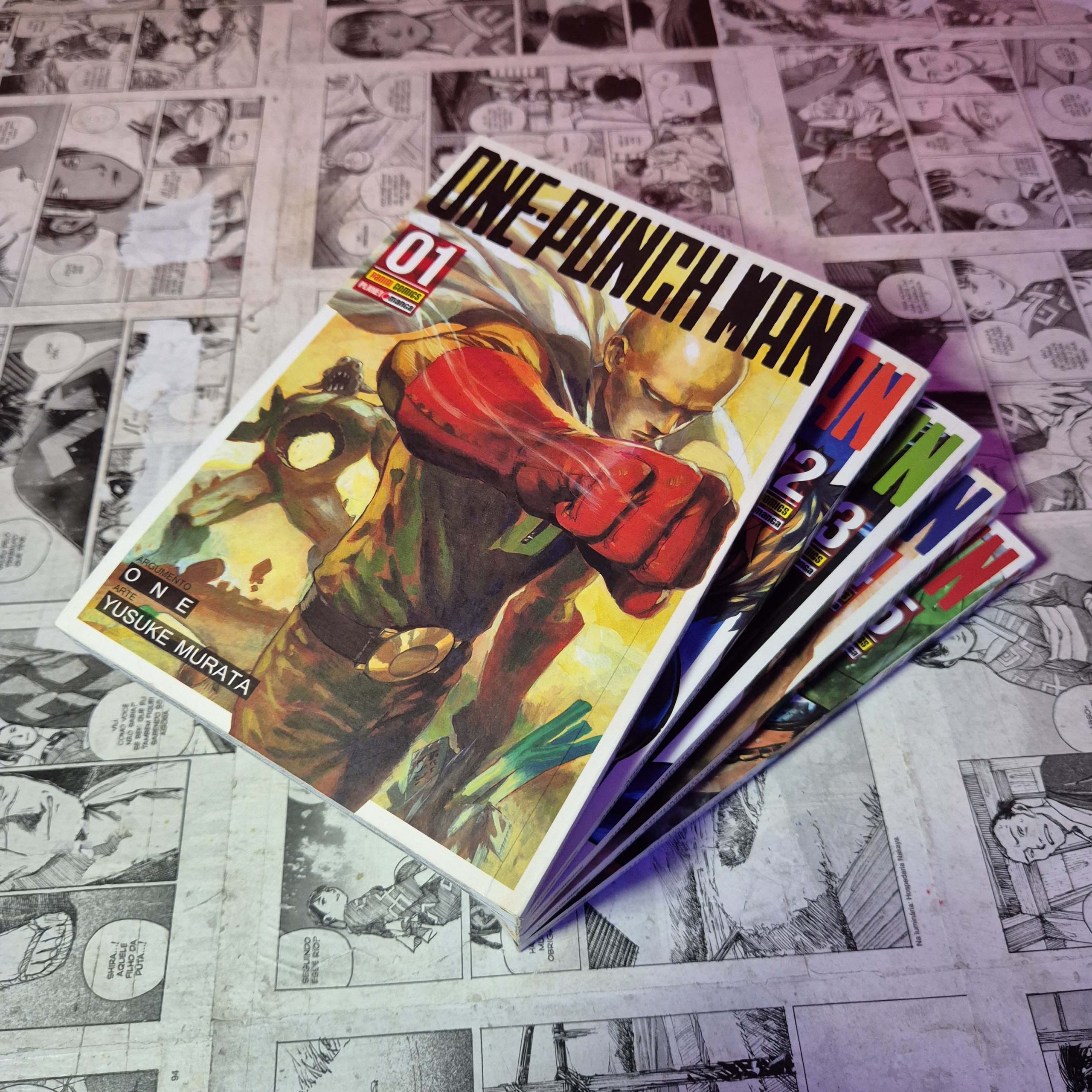 One Punch Man - Vol.1 ao 5 (Lote #326)