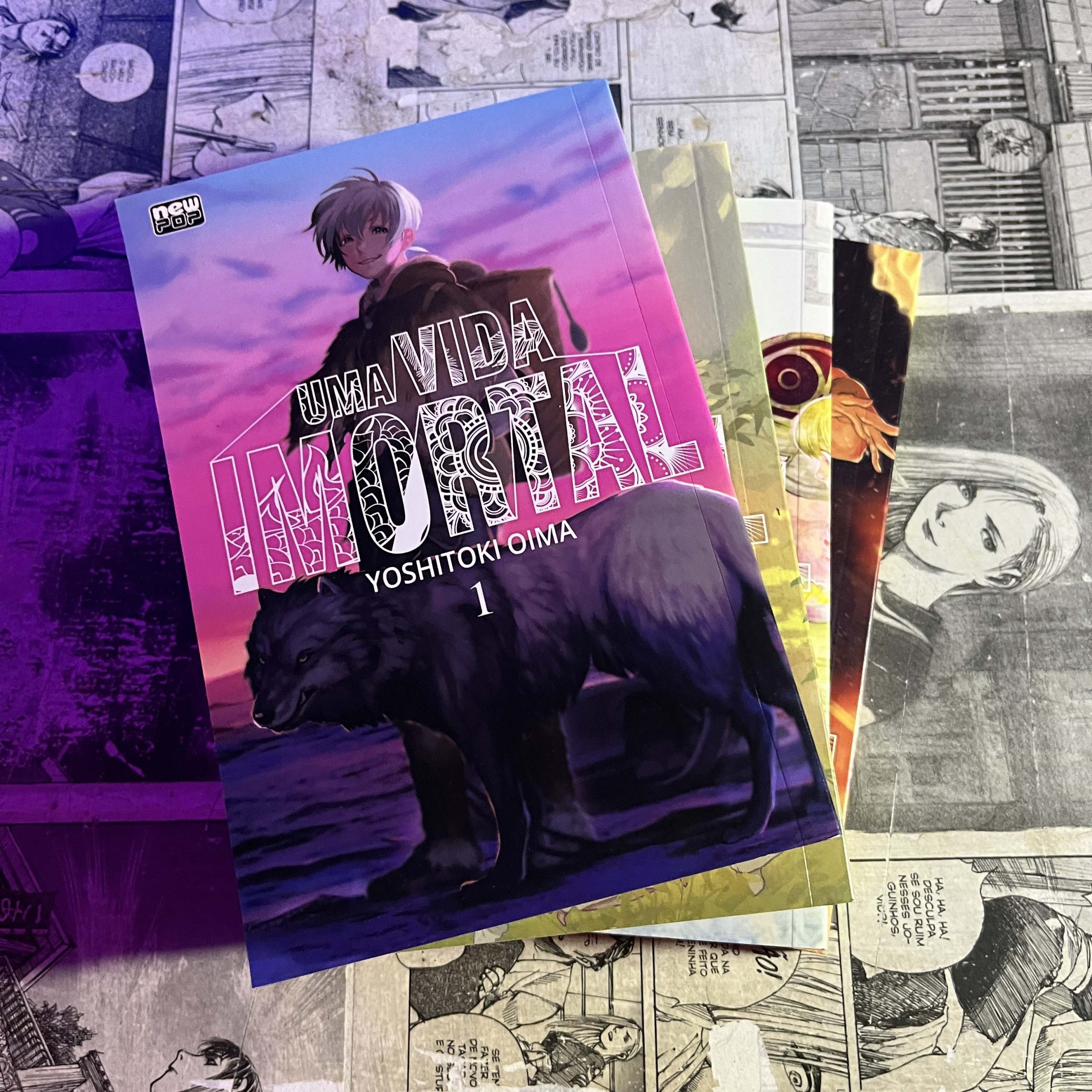 Uma Vida Imortal - Vol.1 ao 4 (Lote #327)