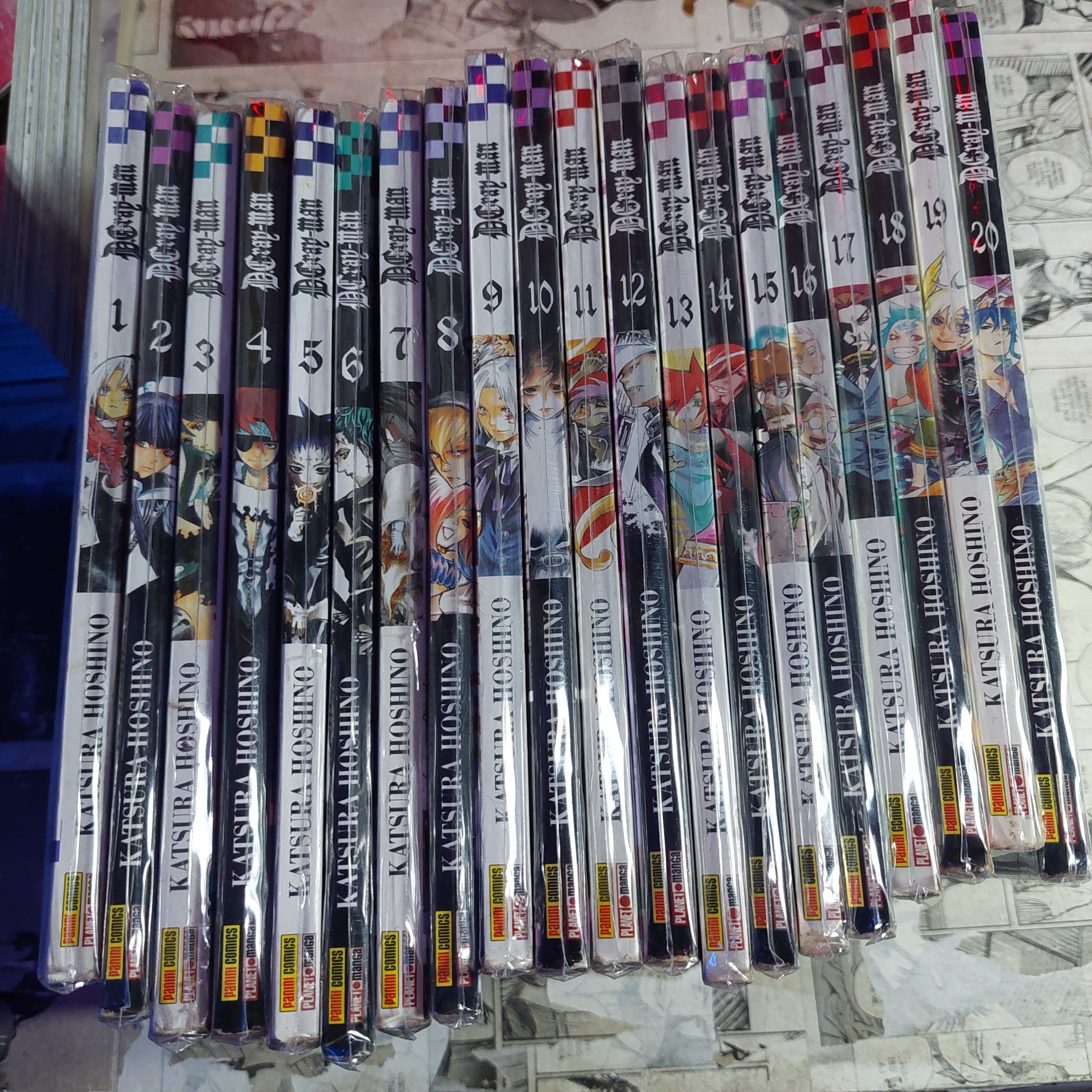 D Gray Man - Vol.1 ao 20 (Lote #329)