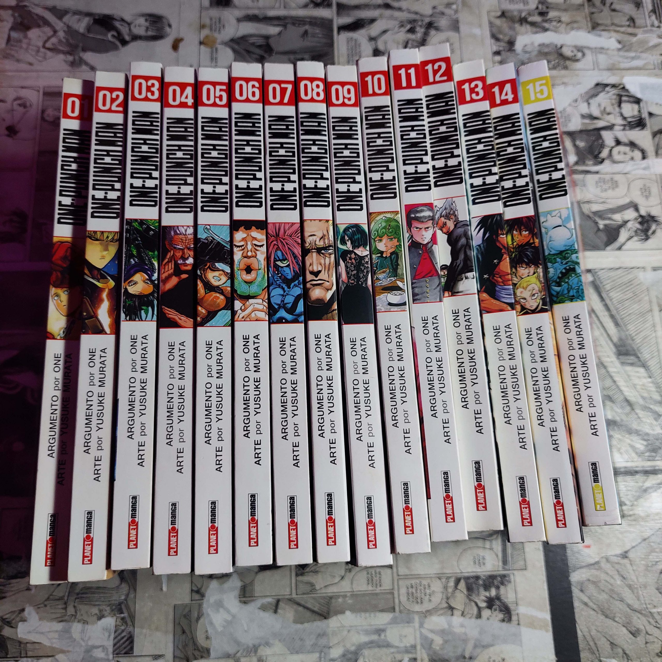 One Punch Man - Vol.1 ao 15 (Lote #329)