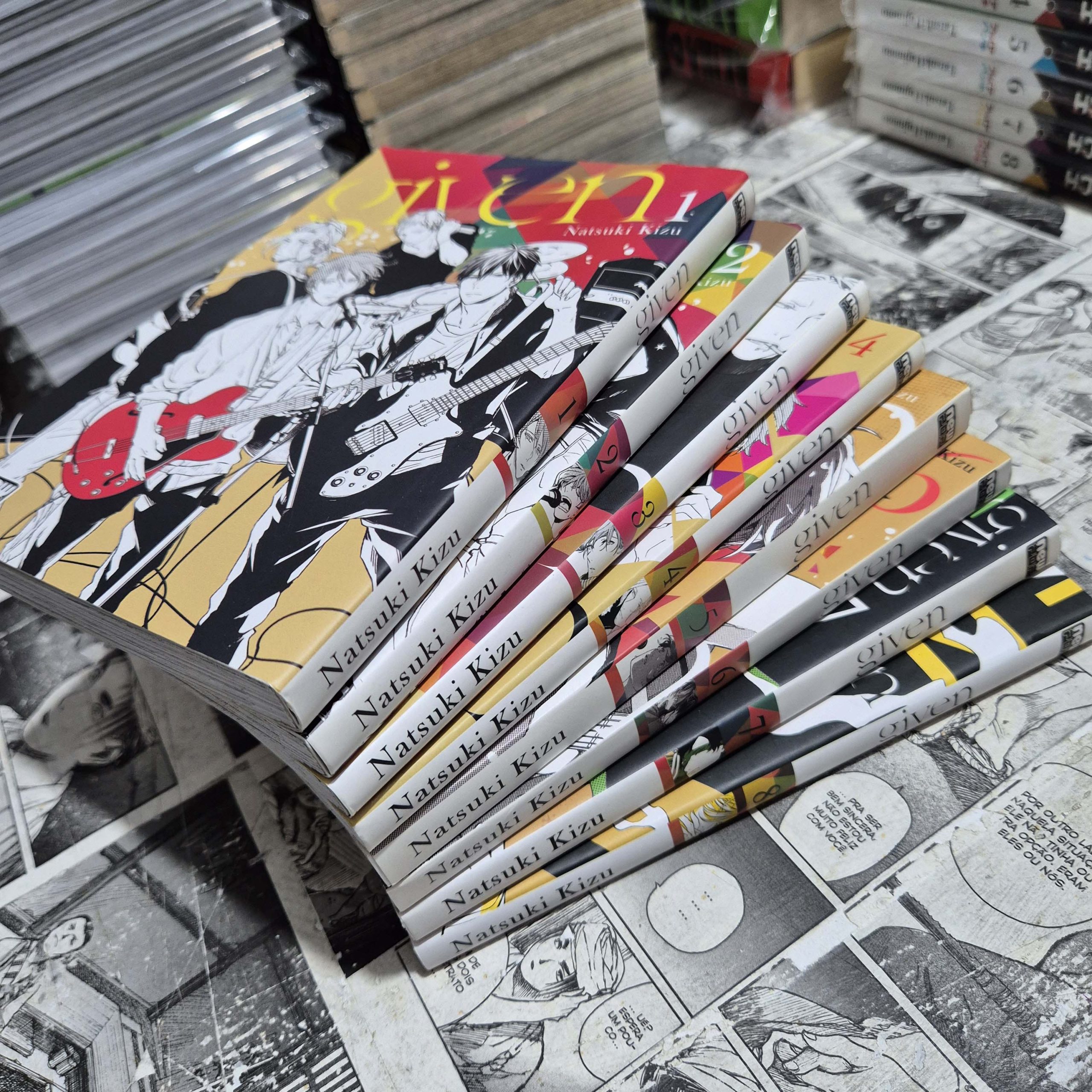 Given - Vol.1 ao 8 (Lote #332)