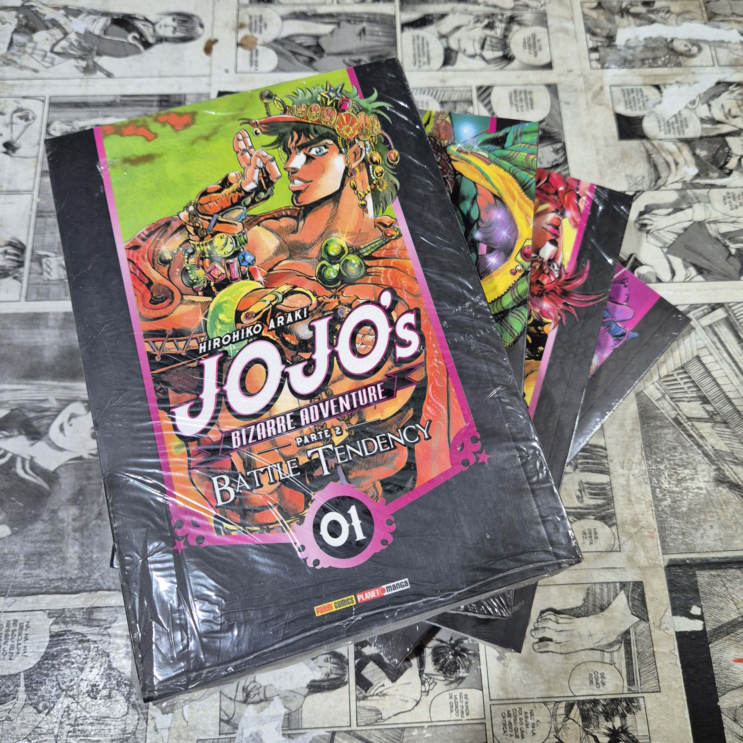 Jojo's Bizarre Adventure - Parte 2 - Battle Tendency - Completo (Lote #335)