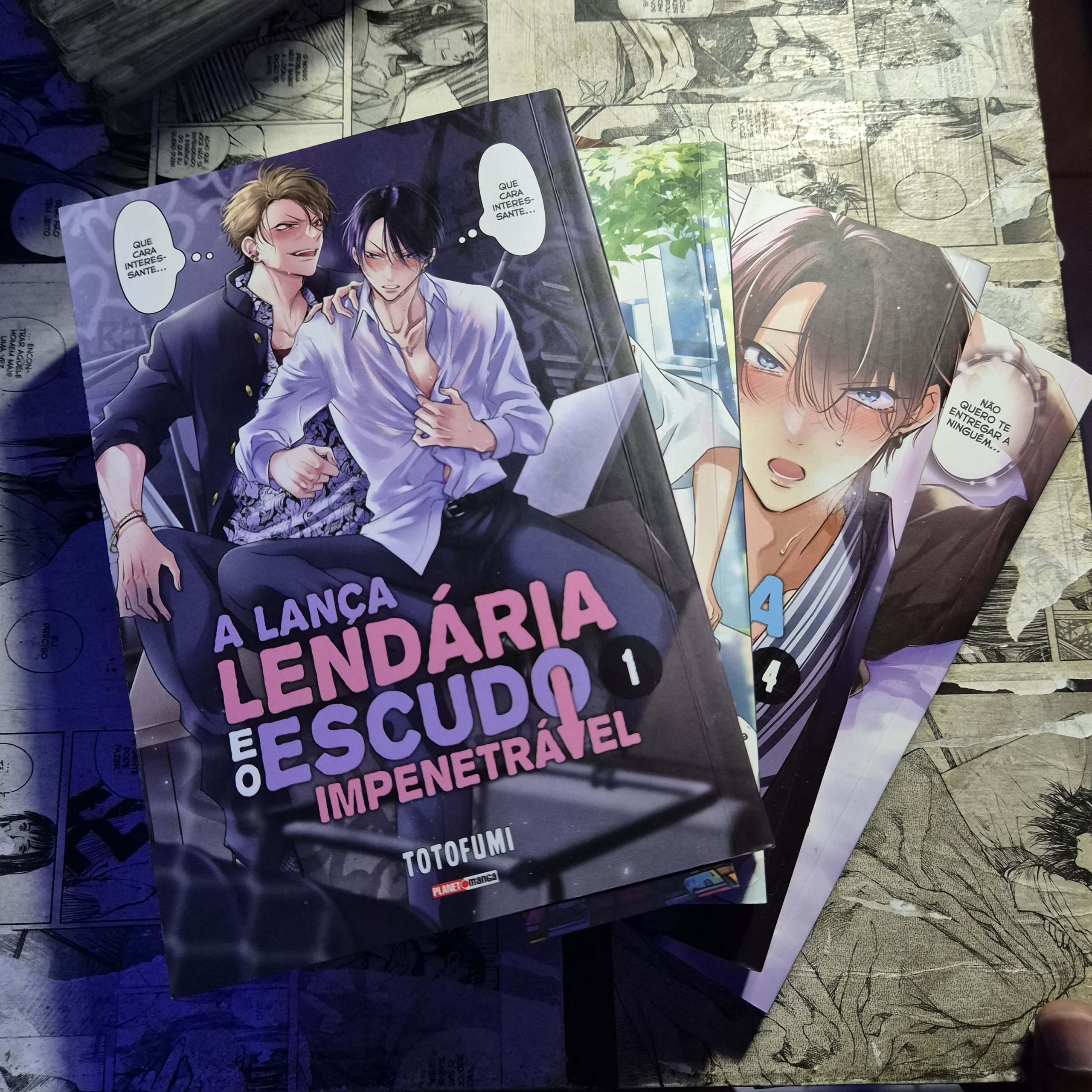 A Lança Lendária e o Escudo Impenetrável - Vol.1 ao 4 (Lote #336)