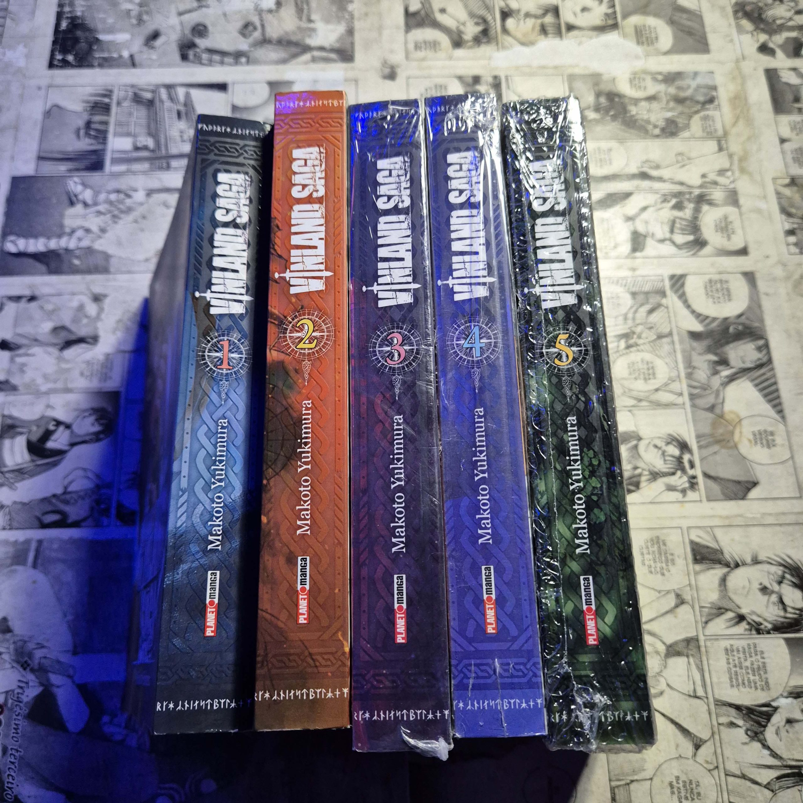 Vinland Saga Deluxe - Vol.1 ao 5 (Lote #336)