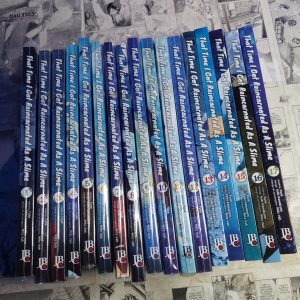 The Time I Got Reincarnated as a Slime – Vol.1 ao 17 (Lote #337)