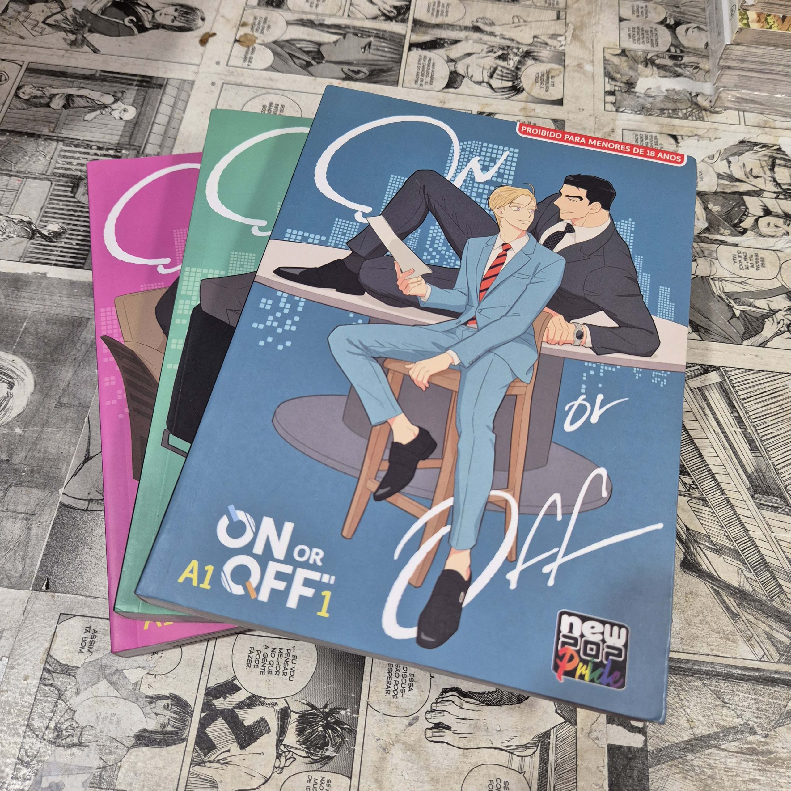 On or Off - Vol.1 ao 3 (Lote #339)