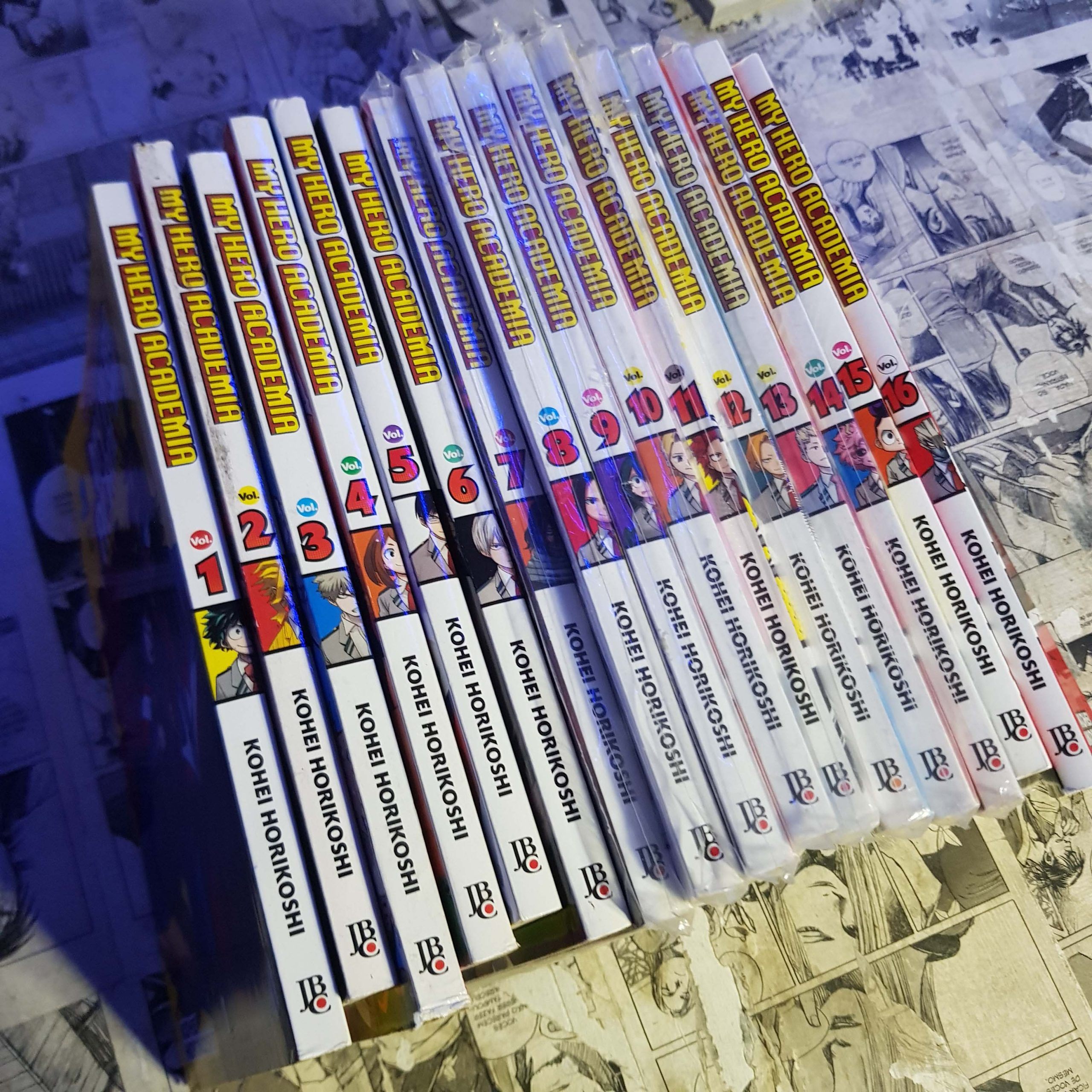My Hero Academia - Vol.1 ao 16 (Lote #341)